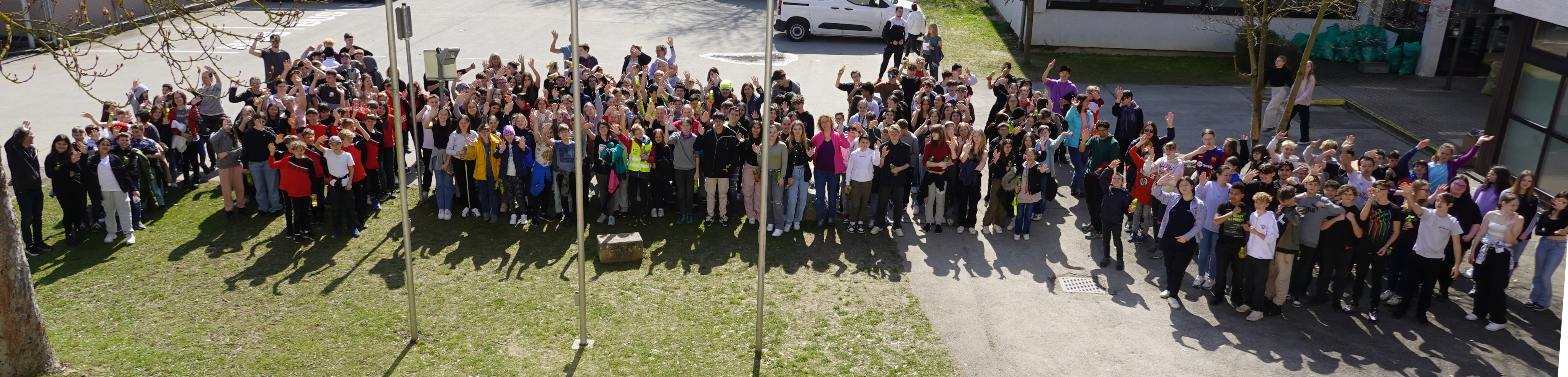 Müllsammelaktion der Mittelschule Neuhofen